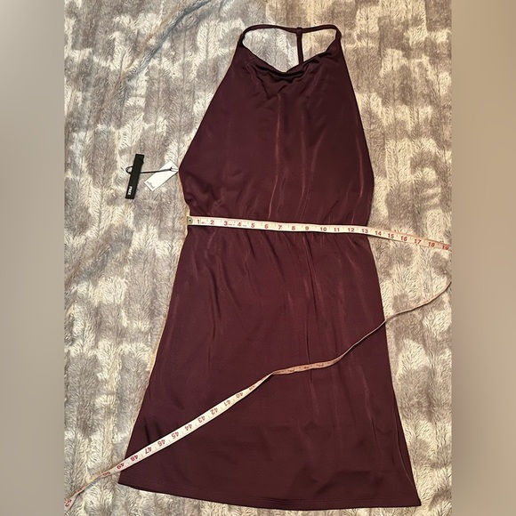 Aritzia Wilfred Free Ophelie T Back Halter Mini Dress Size Small - Picture 5 of 8
